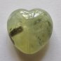 Prehnite 25x25 Heart Pendant Bead