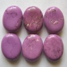 6 Purple Turquoise Magnesite 16x12 Oval Beads