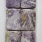 6 Mongolian Fluorite  20x14 Rectangle Beads