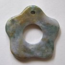 Fancy Jasper 44x44 "Flower" Pendant Bead