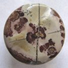 Apache Jasper Carved Disc 35mm Pendant Bead