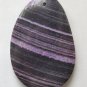 Amethyst Jasper 50x33 Freeform Pendant Bead