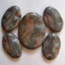 Desert Sunset Picture Jasper Pendant Bead Set