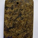 Bronzite 43x30 Rectangle Pendant Bead