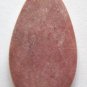 Rhodonite 41x22 Faceted Teardrop Pendant Bead