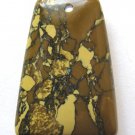 Brown Compressed Turquoise 41x29 Ladder Pendant Bead