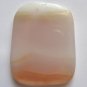 Red Agate 51x40 Rectangle Pendant Bead