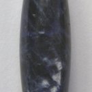 Sodalite 40x11 Tapered Tube Pendant Bead