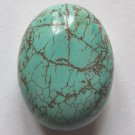 Turquoise Magnesite 30x23 Oval Pendant Bead