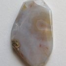 Blue Chalcedony 38x24 Wild Cut Pendant Bead