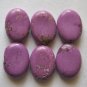 6 Purple Turquoise Magnesite16X12 Oval Beads