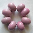 8 Lavender Turquoise Magnesite 13x8 Chunky Rondelle Beads