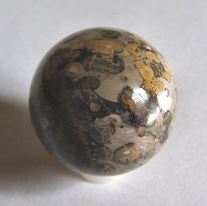 Leopardskin Jasper 24mm Undrilled Sphere