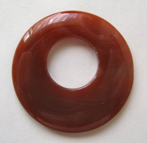 Carnelian Agate 41mm Pendant Bead
