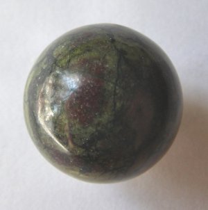 Dragon's Blood Jasper 24mm Undrilled Sphere