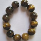 12 Golden Tiger Eye 10mm Round Beads