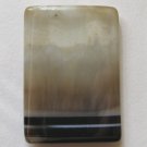 Sardonyx Agate 35x25 Rectangle Pendant Bead