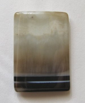 Sardonyx Agate 35x25 Rectangle Pendant Bead