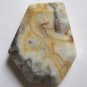 Crazy Lace Agate 36x30 Wild Cut Pendant Bead