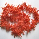 Cuppolini Style Coral  15x2 Beads 16" Strand