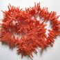 Cuppolini Style Coral  15x2 Beads 16" Strand