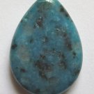Turquoise Kiwi Jasper 35x25 Teardrop Pendant Bead