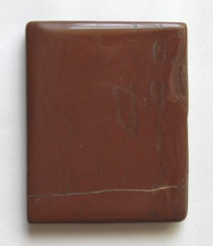 Red Jasper 50x40 Rectangle Pendant Bead
