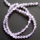Light Amethyst 5mm Round Beads 16" strand