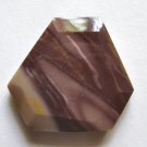 Moukaite Jasper 34x37 Wild Cut Pendant Bead