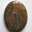 Mud Jasper 40x30 Oval Pendant Bead