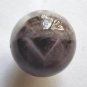 African Amethyst 20mm Round Pendant Bead