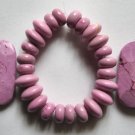 Lavender/Violet Turquoise Magnesite Bead Set