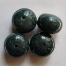 4 Pine Forest Green Ocean Jasper 16x12 Rondelle Beads