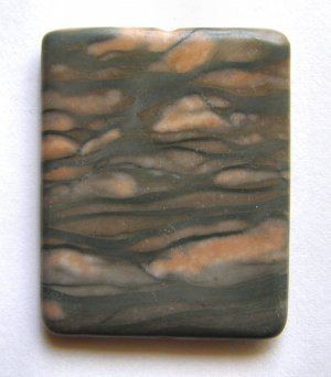 Desert Sunset Picture Jasper 49x39 Pendant Bead