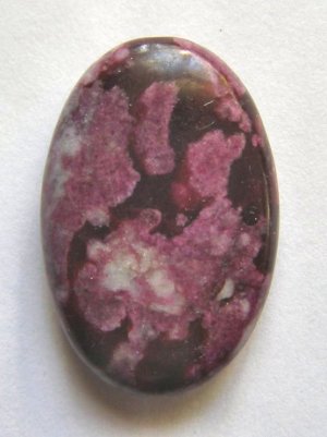 Purple Ocean Jasper 30x20 Oval Pendant Bead