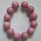 12 Lavender Turquoise Magnesite 8mm Round Beads
