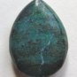 Chrysocolla Jasper 33x24 Teardrop Pendant Bead