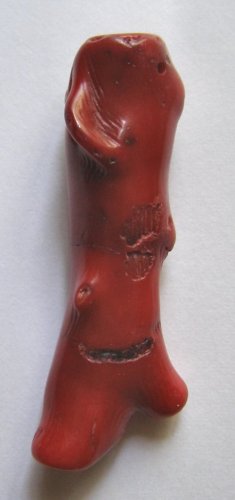 Coral Branch 61X18 Pendant Bead