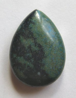 Chrysocolla Jasper 35x25 Teardrop Pendant Bead