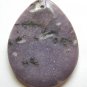 Lepidolite 45x35 Teardrop Pendant Bead