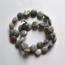 Oregon Jasper 12x5 Coin Beads 16" Strand