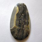 Nature's Paintbrush Jasper 58x32 Freeform Pendant Bead