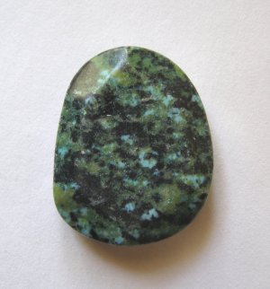 Chrysocolla Jasper 39x31 Freeform Pendant Bead