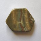 Oregon Jasper 28x34 Freeform Pendant Bead