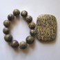 Artistic Jasper 39x30 Rectangle Pendant Bead Set
