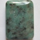 Soft Sea Green Kiwi Jasper 35x25 Rectangle Pendant Bead