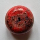 Really Red Magnesite29x17 Rondelle Pendant Bead