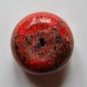 Really Red Magnesite29x17 Rondelle Pendant Bead