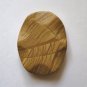 Wood Jasper 49x37 Carved Oval Pendant Bead