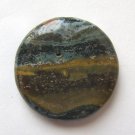 Ocean Jasper 30mm Disc Pendant Bead